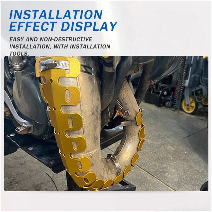 motorcycle exhaust heat shield muffler pipe shield protector cover for kayo kt50 kt250 kt 250 50 2 stroke accessories heat shield wraps motorcycle exhaust heat shield muffler pipe shield protector cover for kayo kt50 kt250 kt 250 50 2 stroke accessories heat shield wraps
